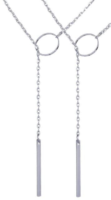 Naszyjnik multi łańcuszek pancerka chain